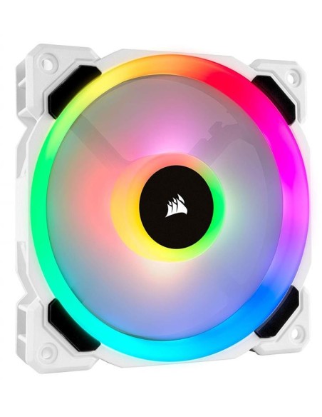 Ventilador caja adicional 12x12 corsair ll120 rgb blanco CO-9050091-WW kiwiku.com