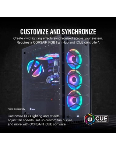 Ventilador caja corsair ll120 rgb 120mm dual light CO-9050071-WW kiwiku.com