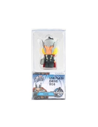 Tribe Marvel The Avengers Pendrive - Memoria USB Flash Drive 2.0, de goma, de 8 GB con llavero, diseño Thor: Kiwiku.com: Informá