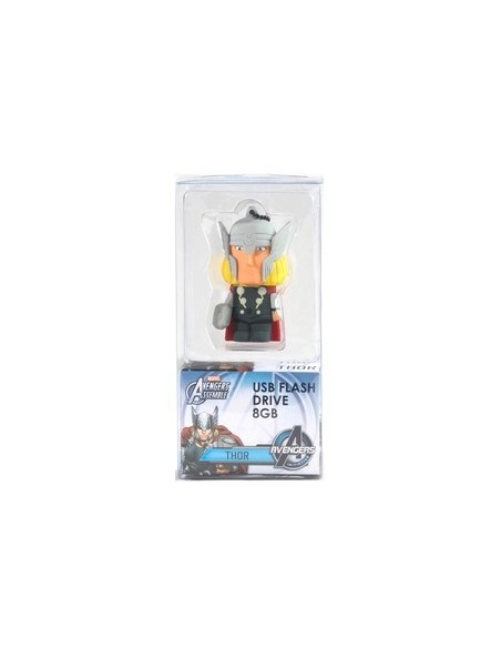Tribe Marvel The Avengers Pendrive - Memoria USB Flash Drive 2.0, de goma, de 8 GB con llavero, diseño Thor: Kiwiku.com: Informá