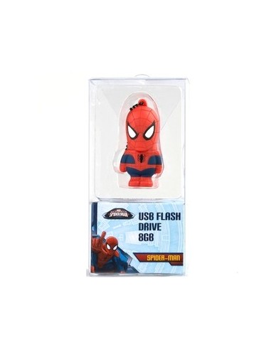 Tribe Marvel The Avengers Pendrive - Memoria USB Flash Drive 2.0, de goma, de 8 GB con llavero, diseño Spiderman: Kiwiku.com: In