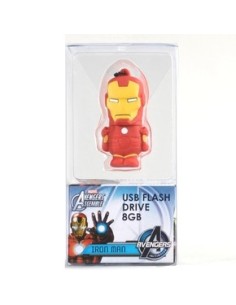Tribe Marvel The Avengers Pendrive - Memoria USB Flash Drive 2.0, de goma, de 8 GB con llavero, diseño Iron Man: Kiwiku.com: Inf 2