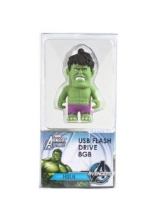Tribe Marvel The Avengers Pendrive - Memoria USB Flash Drive 2.0, de goma, de 8 GB con llavero, diseño Hulk: Kiwiku.com: Informá 2