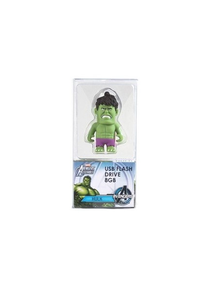 Tribe Marvel The Avengers Pendrive - Memoria USB Flash Drive 2.0, de goma, de 8 GB con llavero, diseño Hulk: Kiwiku.com: Informá
