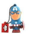 Memoria usb 2.0 - Silver ht - 8gb- diseño Capitán América -  111752240108.