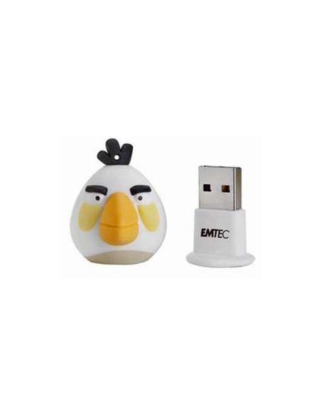 Memoria usb 4gb emtec angry birds blanco usb.20