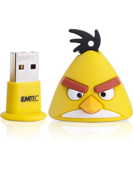 Memoria usb 4gb emtec angry birds amarillo usb2.0