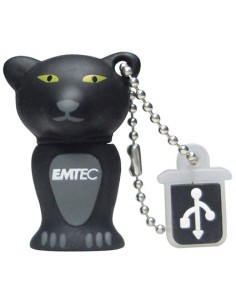Memoria llavero usb 4gb emtec pantera usb2.0