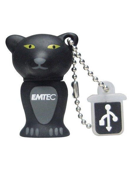 Memoria llavero usb 4gb emtec pantera usb2.0