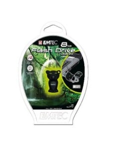 Memoria llavero usb 4gb emtec pantera usb2.0 2