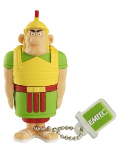 Memoria llavero usb 4gb romano (colecion asterix) usb2.0