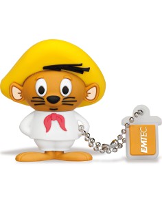 Memoria usb 8gb emtec speedy gonzalez amarillo usb2.0