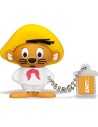 Memoria usb 2.0- 8gb- Emtec - Llavero con diseño Looney Tunes -Speedy Gonzalez- color amarillo-EKMMD8GLIO2.