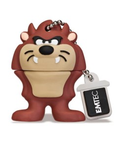 EMTEC L103 - Memoria USB 2.0, 8 GB, con figura de Taz, color marrón: EMTEC: Kiwiku.com: Informática