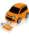 Memoria usb 2.0 - Emtec f102 - 8gb- Diseño Fiat Panda - Color naranja -ECMMD8GF102.