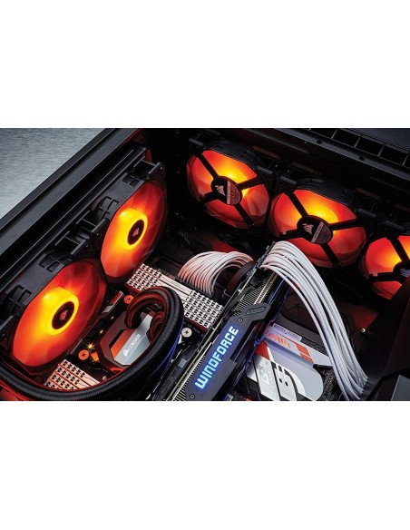 Ventilador caja corsair af140 led rojo low noise single pack CO-9050086-WW kiwiku.com