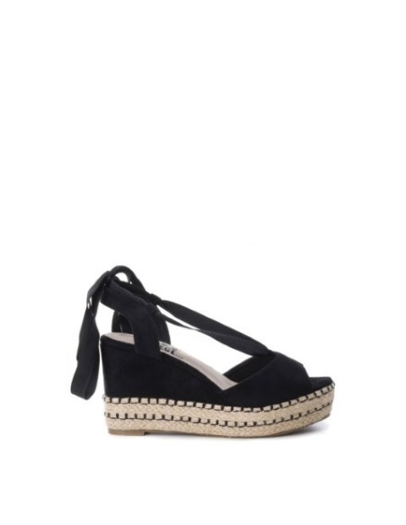 Cuñas - Xti 47609 - Negro Mujer 47609_BLACK kiwiku.com