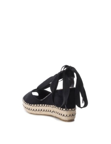 Cuñas - Xti 47609 - Negro Mujer 47609_BLACK kiwiku.com