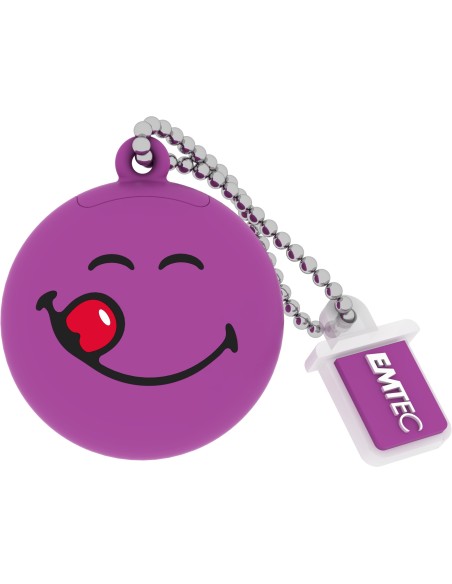 Pendrive 8gb usb2.0 emtec sw101 smileyworld purpur