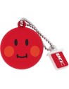 Pendrive 8gb usb 2.0 emtec sw102 smileyworld- color rojo-ECMMD8GSW102.