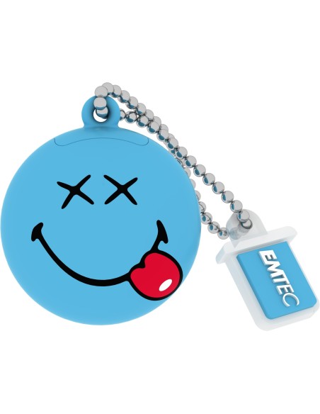 Pendrive 8gb usb2.0 emtec sw103 smileyworld azul