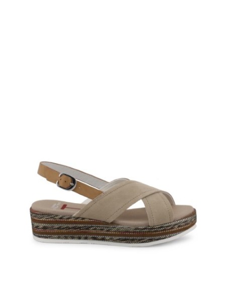 Cuñas - U.S. Polo Jenna 4081S9 - Marrón Mujer JENNA4081S9_S1_BEI kiwiku.com