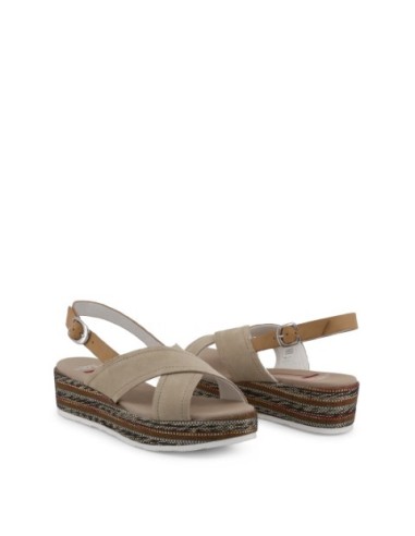 Cuñas - U.S. Polo Jenna 4081S9 - Marrón Mujer JENNA4081S9_S1_BEI kiwiku.com
