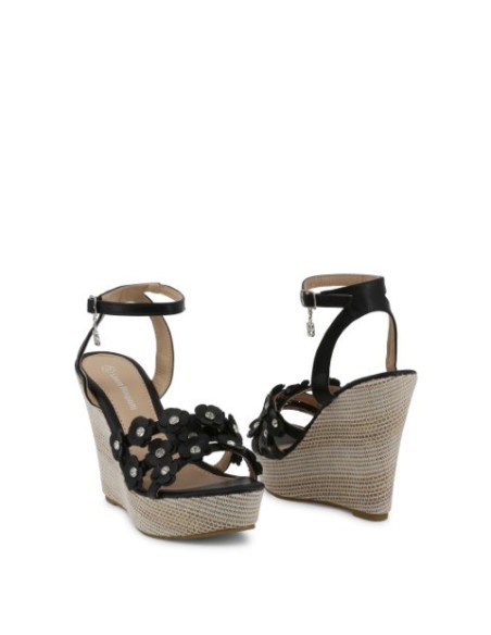Cuñas - Laura Biagiotti 5612 - Negro Mujer 5612_CALF_BLACK kiwiku.com