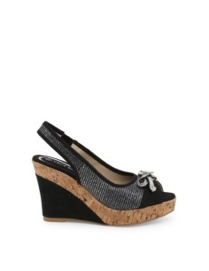 Cuñas - Laura Biagiotti 5605 - Negro Mujer 5605_NABUK_BLACK kiwiku.com