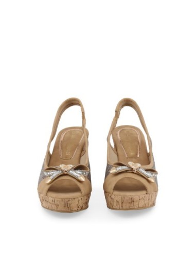 Cuñas - Laura Biagiotti 5605 - Marrón Mujer 5605_NABUK_SAND kiwiku.com