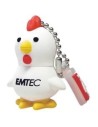 Memoria usb 2.0 3d llavero 8gb emtec granja m320 gallina-EKMMD8GM320.