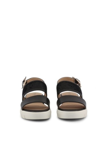 Sandalias -Geox Wimbley D92Dpb - Negro Mujer WIMBLEY_D92DPB_043AY_C9999-BLACK kiwiku.com