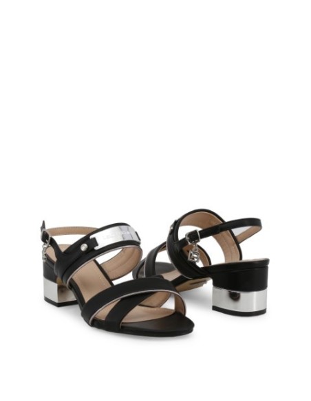 Sandalias - Laura Biagiotti 5509 - Negro Mujer 5509_CALF_BLACK kiwiku.com