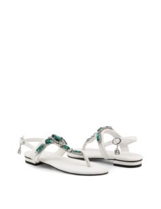 Sandalias - Laura Biagiotti 5567 - Blanco Mujer 5567_NABUK_WHITE kiwiku.com 2