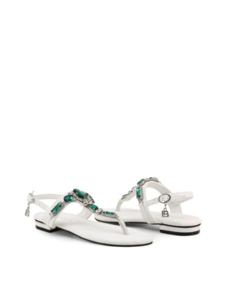 Sandalias - Laura Biagiotti 5567 - Blanco Mujer 5567_NABUK_WHITE kiwiku.com