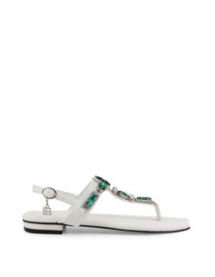 Sandalias - Laura Biagiotti 5567 - Blanco Mujer 5567_NABUK_WHITE kiwiku.com