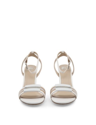 Sandalias - Laura Biagiotti 5519 - Blanco Mujer 5519_CALF_WHITE kiwiku.com