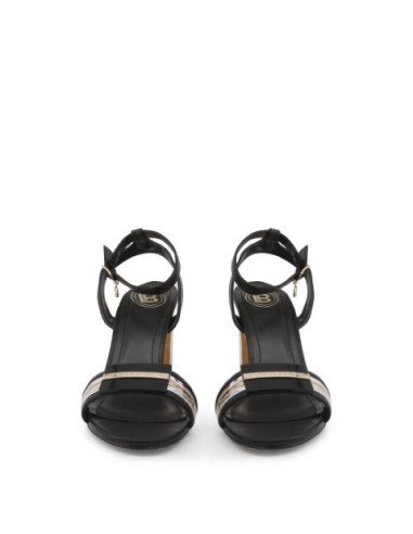 Sandalias - Laura Biagiotti 5519 - Negro Mujer 5519_CALF_BLACK kiwiku.com