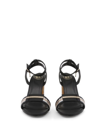 Sandalias - Laura Biagiotti 5519 - Negro Mujer 5519_CALF_BLACK kiwiku.com