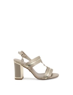 Sandalias - Laura Biagiotti 5518 - Marrón Mujer 5518_SATIN_BEIGE kiwiku.com