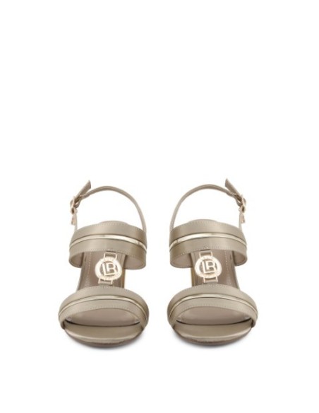 Sandalias - Laura Biagiotti 5518 - Marrón Mujer 5518_SATIN_BEIGE kiwiku.com