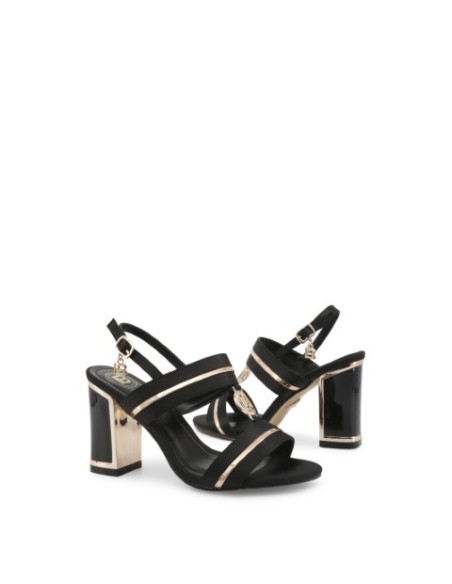 Sandalias - Laura Biagiotti 5518 - Negro Mujer 5518_SATIN_BLACK kiwiku.com