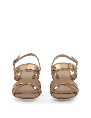 Sandalias - Laura Biagiotti 5509 - Marrón Mujer 5509_CALF_BEIGE kiwiku.com