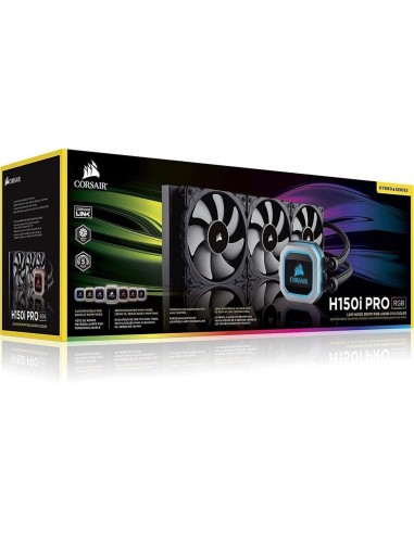 Ventilador cpu corsair cooling hydro series h150i pro liquid cpu cooler CW-9060031-WW kiwiku.com