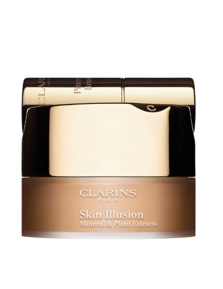 Clarins - Base de maquillaje en polvo libre skin illusion - 114 cappuccino  kiwiku.com