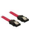 Cable Delock, sata de 0,5m- Color Rojo