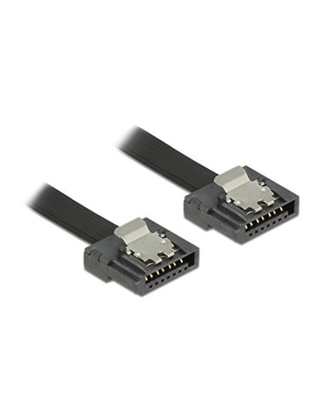 Cable Delock, sata de 0,50m - Color Negro 83841 kiwiku.com