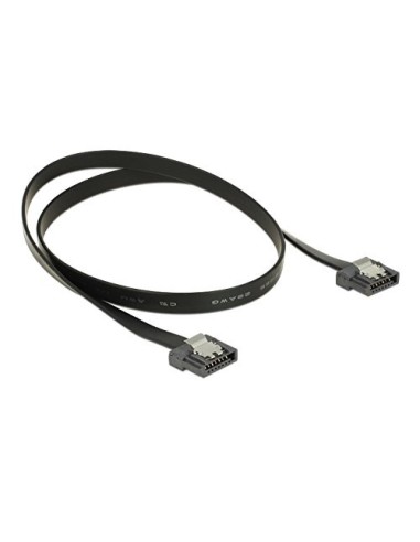 Cable Delock, sata de 0,50m - Color Negro 83841 kiwiku.com