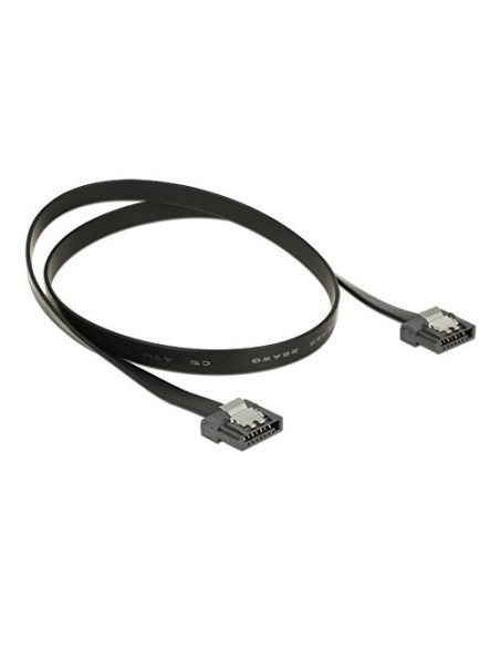 Cable Delock, sata de 0,50m - Color Negro 83841 kiwiku.com