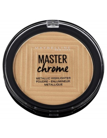 Maybelline, Master Chrome Metal Iluminador Highlighter - Nu 100 Dorado 112736 kiwiku.com